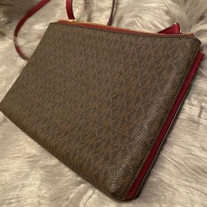 Michael Kors Crossbody (wine color)